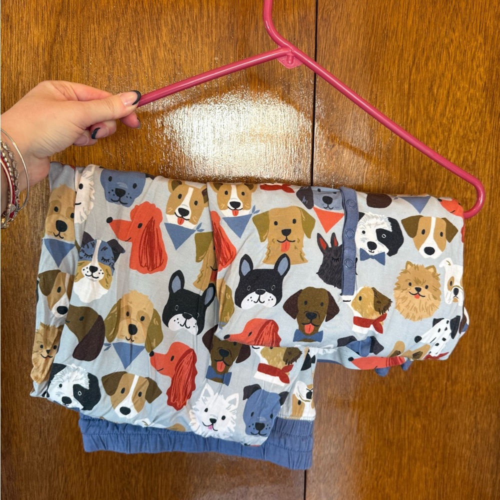 Little Sleepies Blue Dog Pj’s